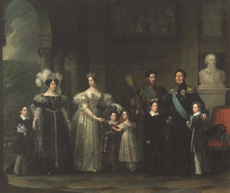 bernadotteska familjetavlan, unknow artist